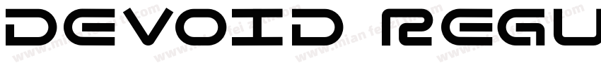 Devoid Regular字体转换